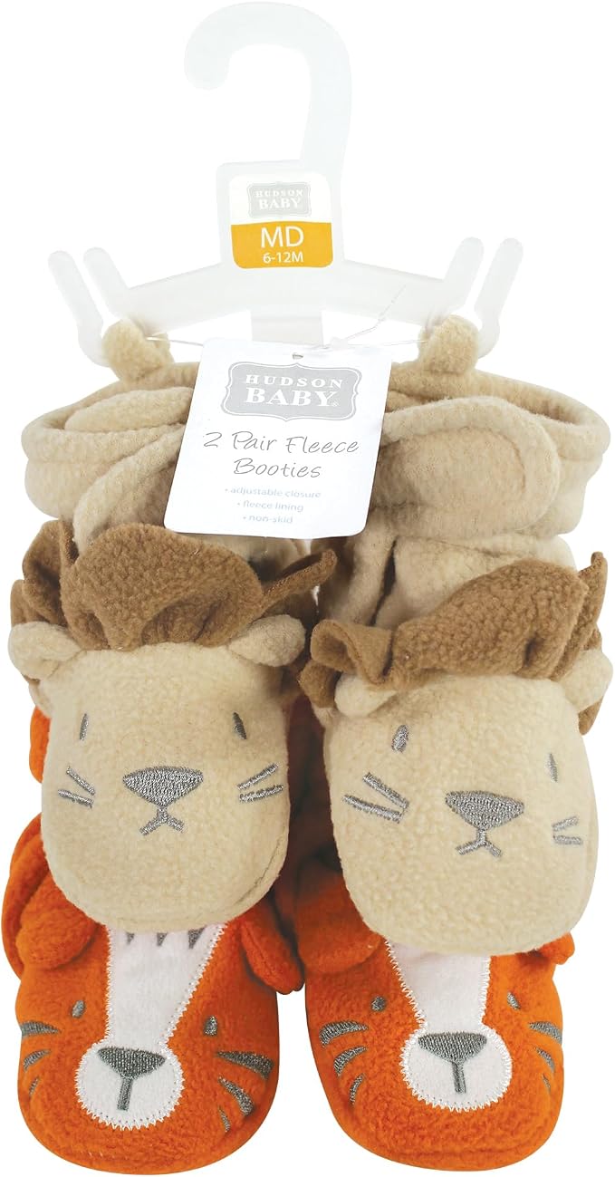 Hudson Baby Unisex-Baby Cozy Fleece BootiesSlipper Sock - Image 2