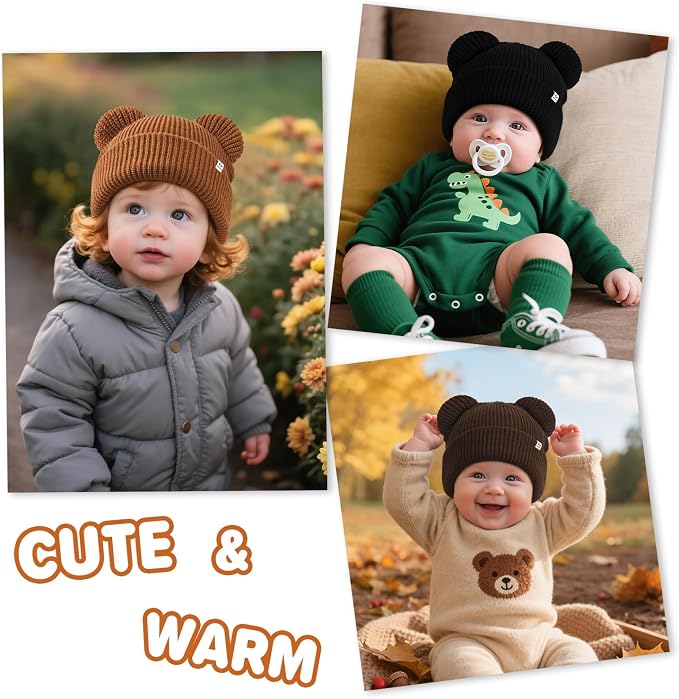 DANMY Baby Beanie Winter Knit Hat - Image 6