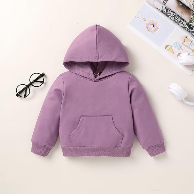 Happy Town Baby Fall Outfits for Girl Boy Long Sleeve Hoodie Top and Long - Image 4