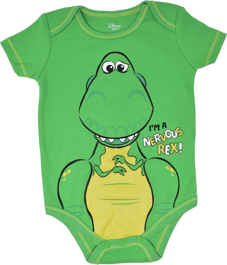 Disney Baby 5-Pack Short Sleeve Bodysuits Newborn to Infant - Image 6