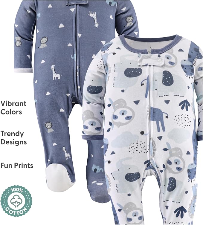 The Peanutshell Baby Sleepers for Boys Set of 3 - Image 5