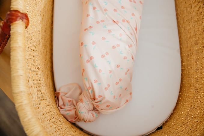 Copper Pearl Swaddle Blankets for Newborns | Soft Stretchy Receiving Blankets - Image 4