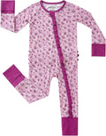 pureborn Baby Sleeper Viscose from Bamboo Zipper Footies 0-24 Months by pureborn