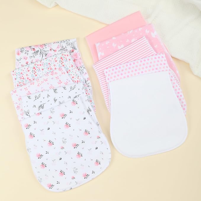 10-Pack Burp Cloths for Baby Boys and Girls - Image 8