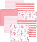 Little Treasure Hudson Baby Cotton Poly Flannel Receiving Blankets Multipack by HudsonBaby