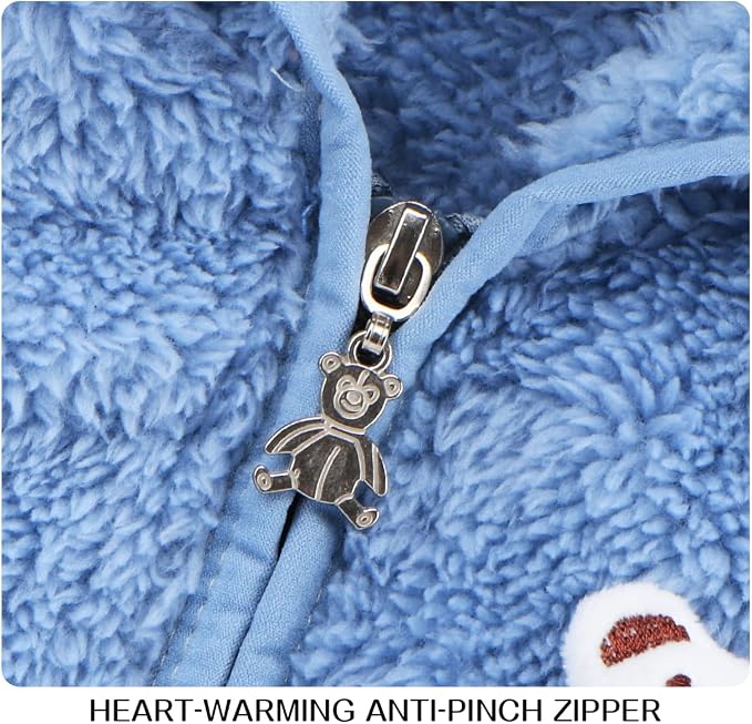 Baby Boy Fleece Jacket Girl Winer Clothes Coat - Image 4