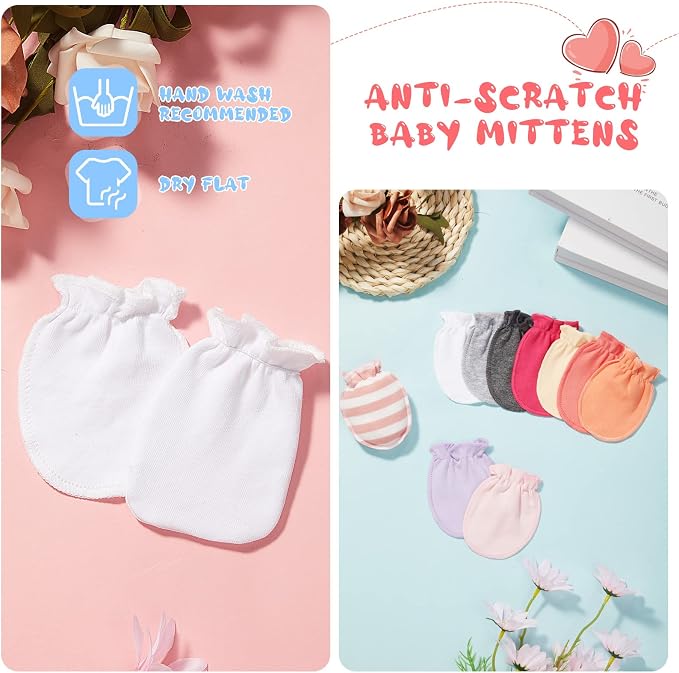 20 Pairs Newborn Baby 0-6 Months No Scratch - Image 5