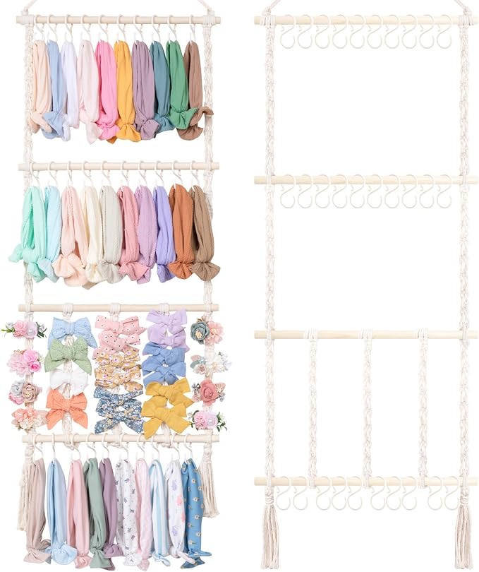 POVETIRE Headband Holder Hair Bows Organizer by POVETIRE