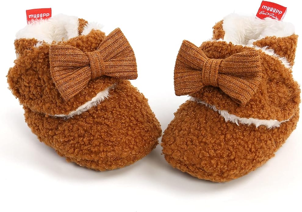 Baby Booties Cozy Fleece Slippers Soft Baby Shoes - Image 6