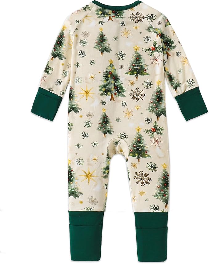 Baby Viscose of Bamboo Convertible Footie Pajamas - Image 2