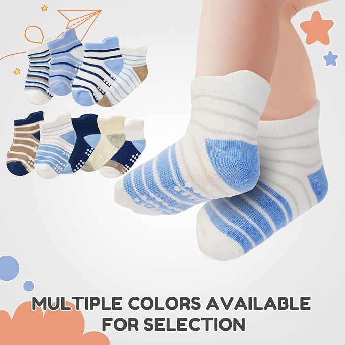BACSAC Baby Boys Girls Socks Non Slip Breathable Comfort Toddler Infant Ankle - Image 5