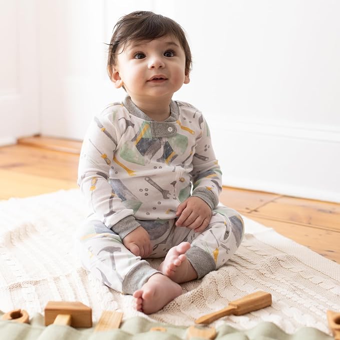 Burt's Bees Baby Unisex Footless Sleeper Pajama, 1-Pc Zip-Up Footie Pajama | - Image 3