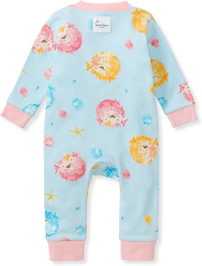 Burt's Bees Baby Unisex Sleep and Play Pajama, Footless One-Piece Zipper PJ | - Image 2