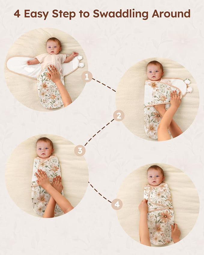 Unnivoll Baby Swaddles for Newborns - Image 7