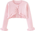 Toddler Girls Cardigan Sweater Bolero Shrug Baby Kids Long Sleeve Cropped Dress by Miccina