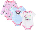Disney Baby Viscose Made from Bamboo 3-Pack Bodysuits Set Newborn to Infant by Disney