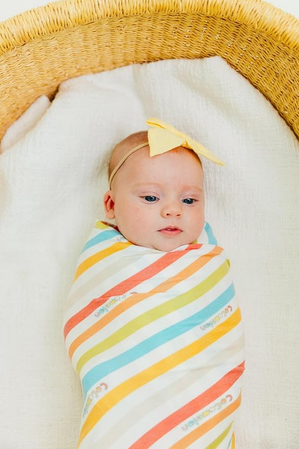 Copper Pearl Swaddle Blankets for Newborns | Soft Stretchy Receiving Blankets - Image 2