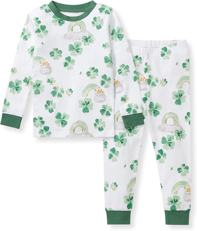 Burt's Bees Baby Girls Organic Cotton Pajamas, Toddler PJ Set, 2-PC | Soft by BurtsBeesBaby