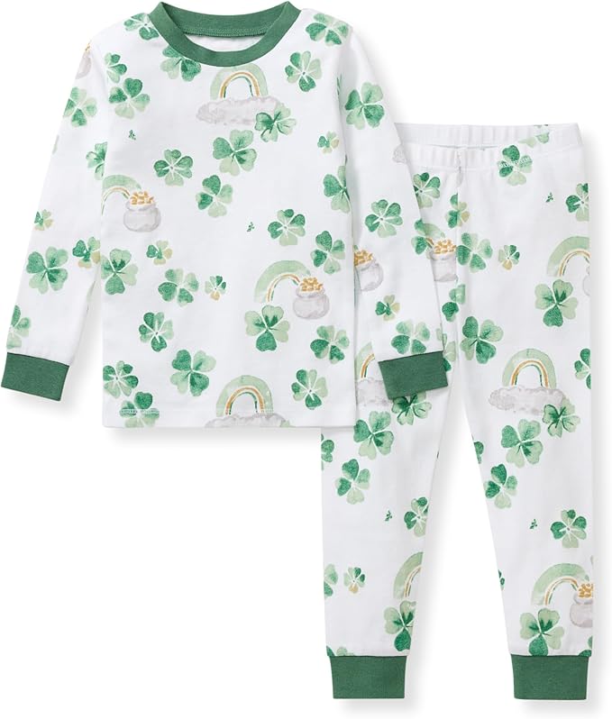 Burt's Bees Baby Girls Organic Cotton Pajamas, Toddler PJ Set, 2-PC | Soft by BurtsBeesBaby