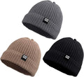 JANGANNSA Simple Knitted Baby Beanie Hip-Hop Boys Winter Hat Toddler Kids Bonnet for Girls 0-5Y