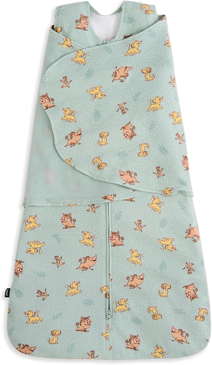 HALO 100% Cotton Sleepsack Swaddle, 3-Way Adjustable Wearable Blanket, TOG 1.5 by HALO