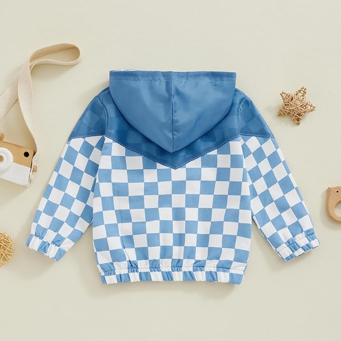 MERSARIPHY Toddler Boy Hoodies Jacket Baby Boy Lightweight Zip Up Coat - Image 4