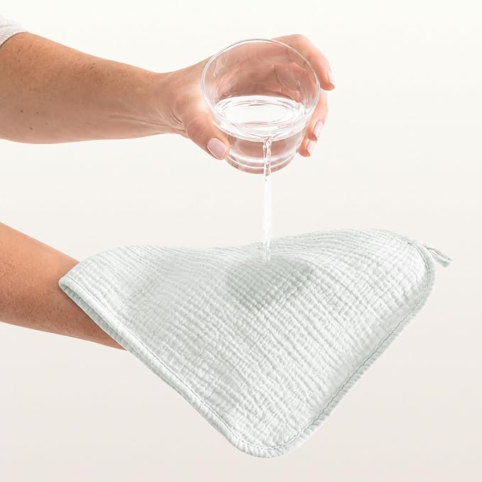 Susurration Muslin Burp Cloths, Soft Baby Burping Cloths - Image 6