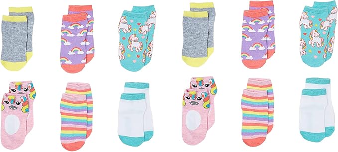 Cherokee Baby Girls' 12 Pack Shorty Ankle Socks by Cherokee