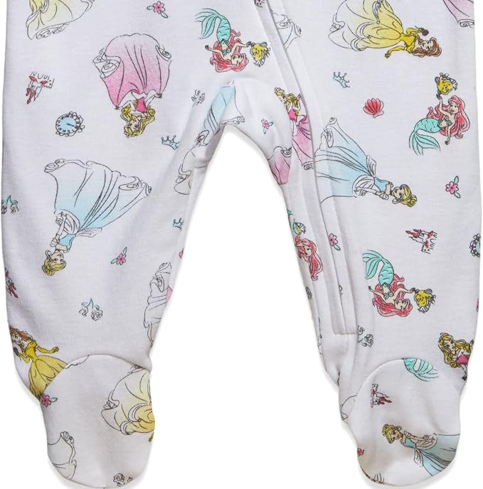 Disney Baby Girls' 2-Pack Footed Sleep N' Play Newborn to Infant - Image 4