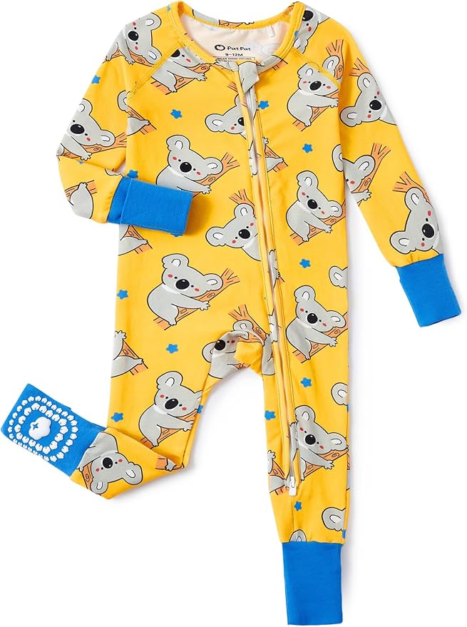 PATPAT Organic Cotton Baby Footie Pajamas by PATPAT