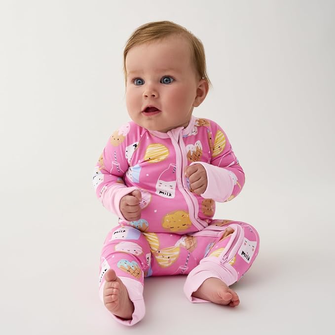 Little Sleepies Pajamas for Baby Boys & Girls, Viscose from Bamboo Baby Pajamas - Image 2