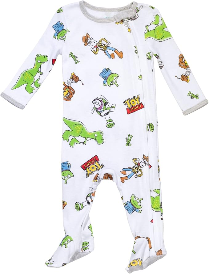 Disney Baby Boys' 2-Pack Footed One-Piece Sleep N' Play Newborn to Infant - Image 5