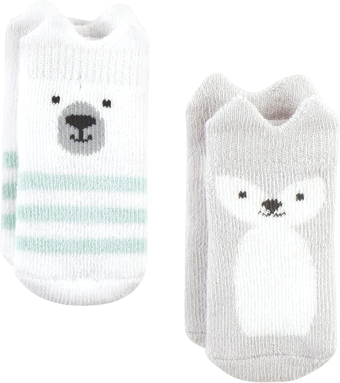 Hudson Baby Baby 8-pack Cotton Rich Newborn and Terry Socks - Image 5