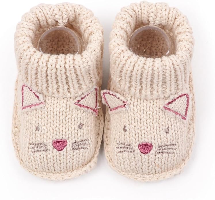 Infant Baby Boys Girls Knitted Booties Soft Cute First Walking Socks Shoes | by WaiHeikki