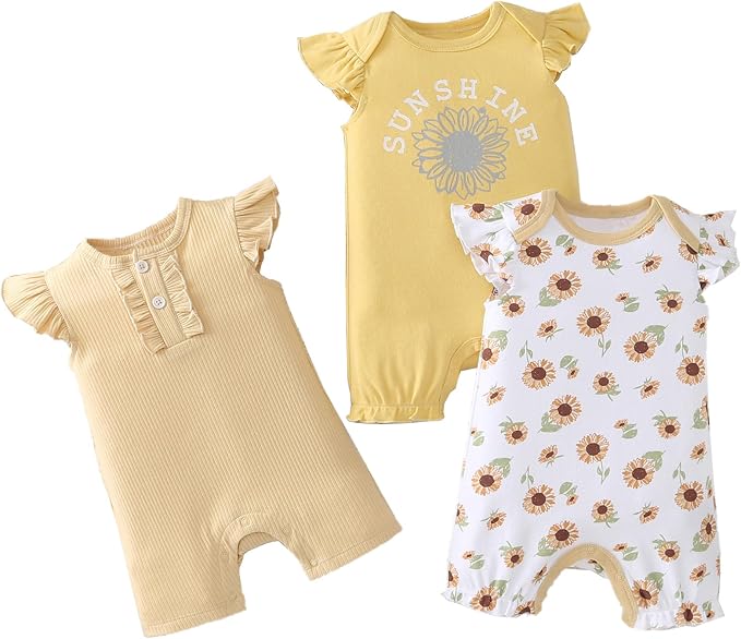 Baby Boys Romper Cotton Summer Infant Baby Boy Clothes | Short Sleeve Baby Boy by YOURDIARY