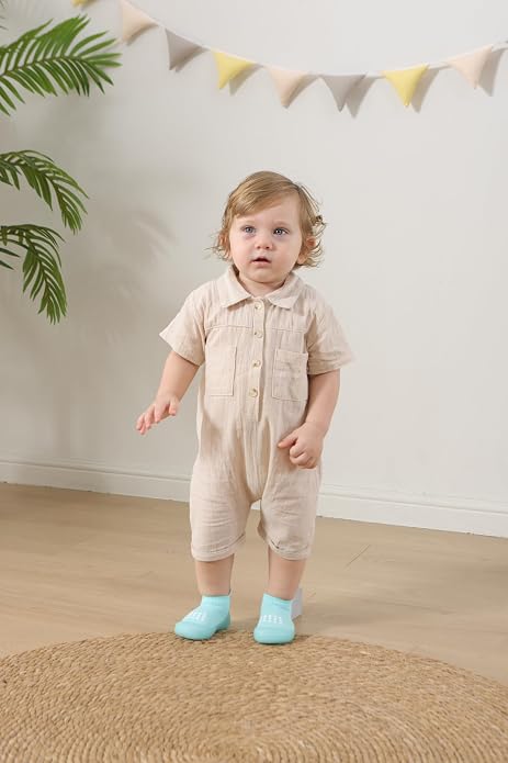 Baby Sock Shoes Toddler Walking Shoes Infant Slippers | Soft Rubber Sole - Image 2