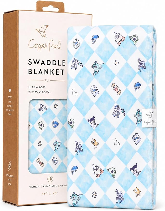 Copper Pearl Swaddle Blankets for Newborns | Soft Stretchy Receiving Blankets by CopperPearl