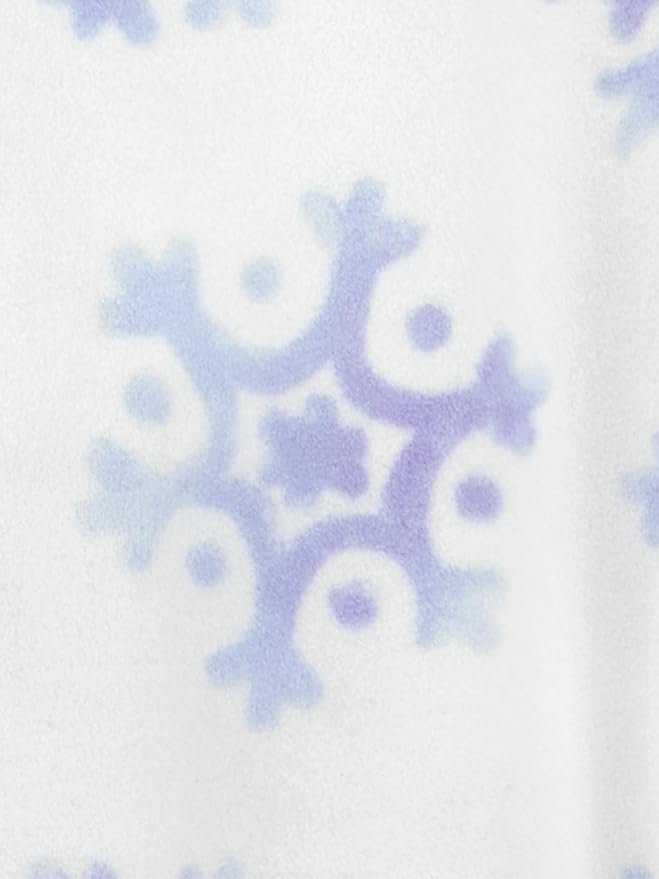 Simple Joys by Carter's Girls Loose-Fit Flame Resistant Fleece Footed Pajamas - Image 3