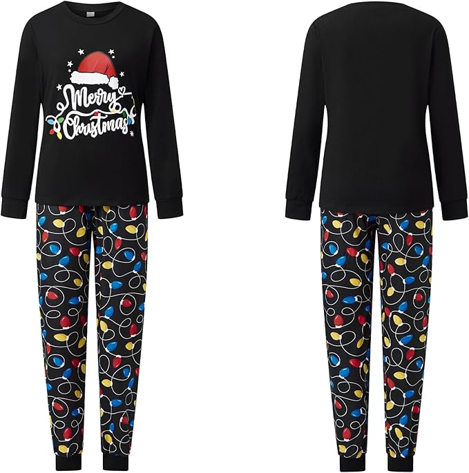 Awoscut Family Christmas Pajamas Matching Pajamas for Family, Xmas PJs Sets Holiday Sleepwear