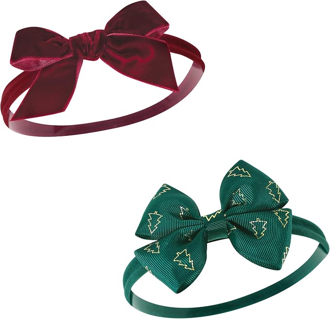 Hudson Baby Cotton and Synthetic Headbands, Size 0-24 Months - Image 8