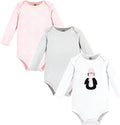 Hudson Baby Baby Girls' Cotton Long-sleeve Bodysuits 3-pack by HudsonBaby