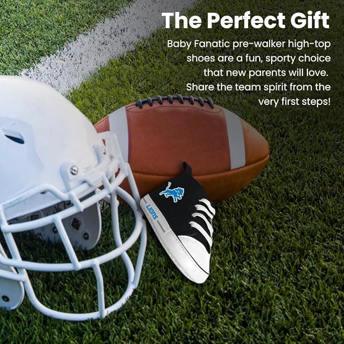 MasterPieces - NFL Baby Pre-Walkers Shoes, Officially Licensed, High Top - Image 5