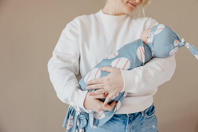 Copper Pearl Swaddle Blankets for Newborns | Soft Stretchy Receiving Blankets - Image 5
