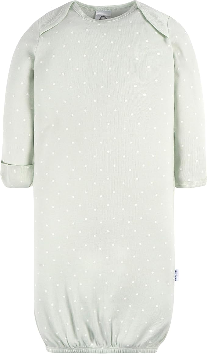 Gerber Baby Girls' 4-pack Sleeper Gown - Image 5