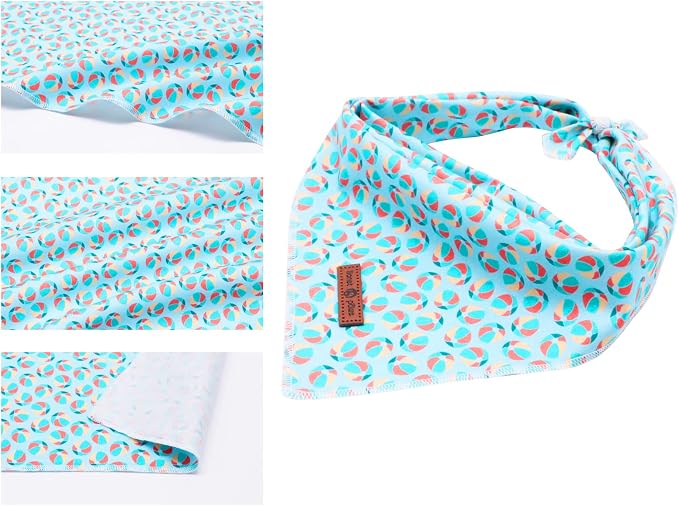 Lionet Paws Dog Bandana, Fabric Summer Dogs Kerchief - Image 6