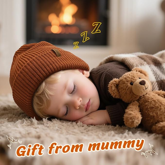 DANMY Infant Toddler Beanie Kint Hat Baby Boys Girls Beanies Kids Winter Hats - Image 2