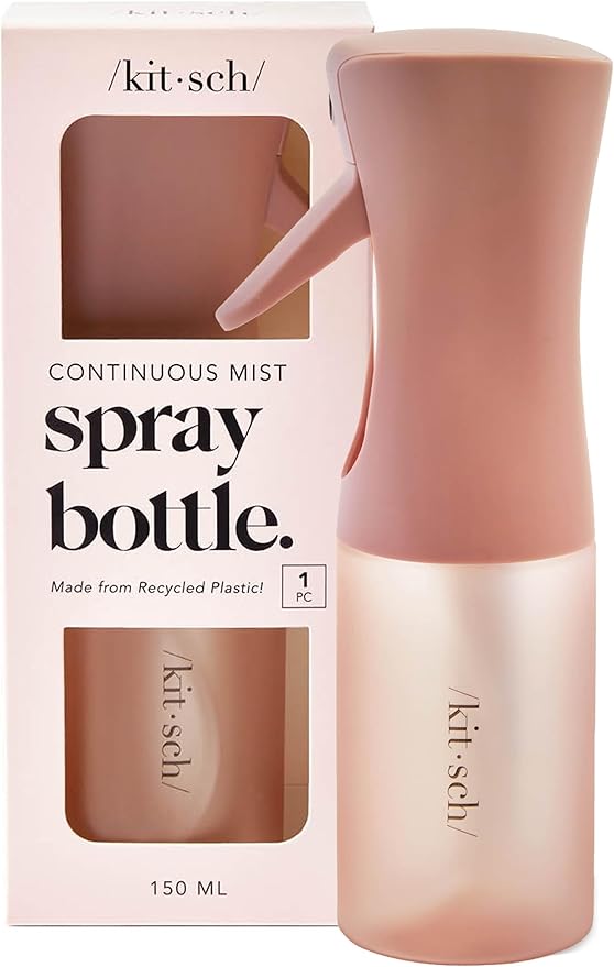 Kitsch Continuous Spray Bottle for Hair – Terracotta, 150ml | Fine Mister Spray by Unknown
