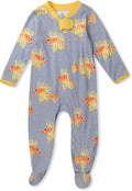 HonestBaby Baby Boys' Sleep & Play Footed One-piece Pajama Sleeper 100% Organic by HonestBaby
