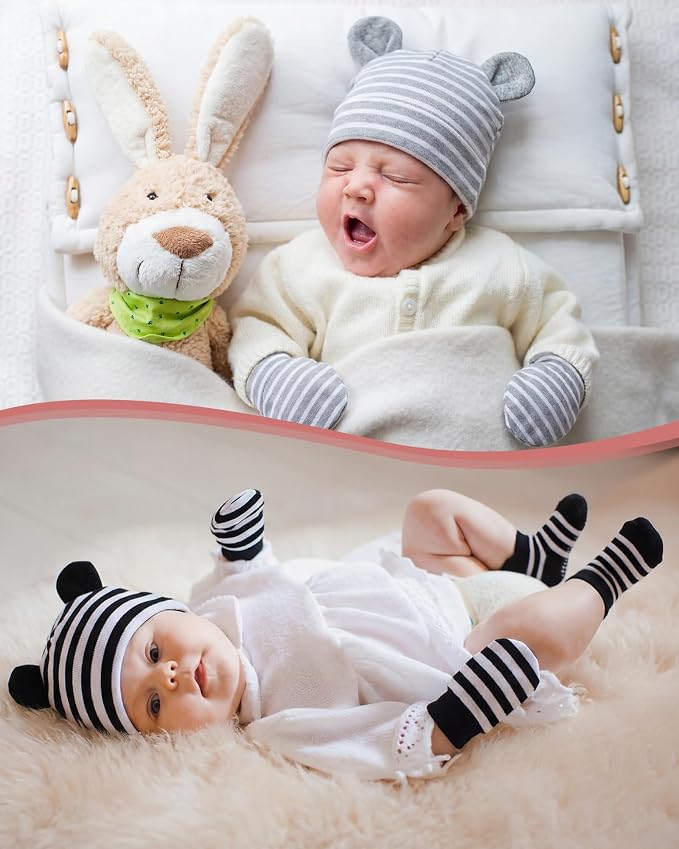 Geyoga Newborn Baby Hat Set - Image 7
