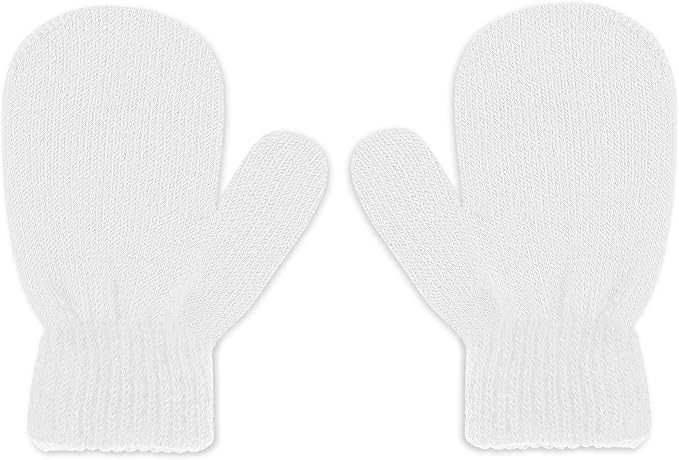 UTTPLL Toddler Magic Stretch Gloves Mittens Multicolor Soft Knit Gloves Warm - Image 2